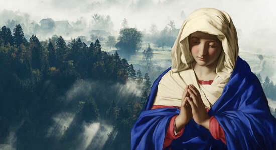 Dziewica Maryja na modlitwie