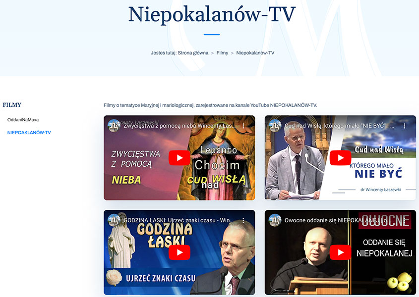Kategoria: Niepokalanów-TV